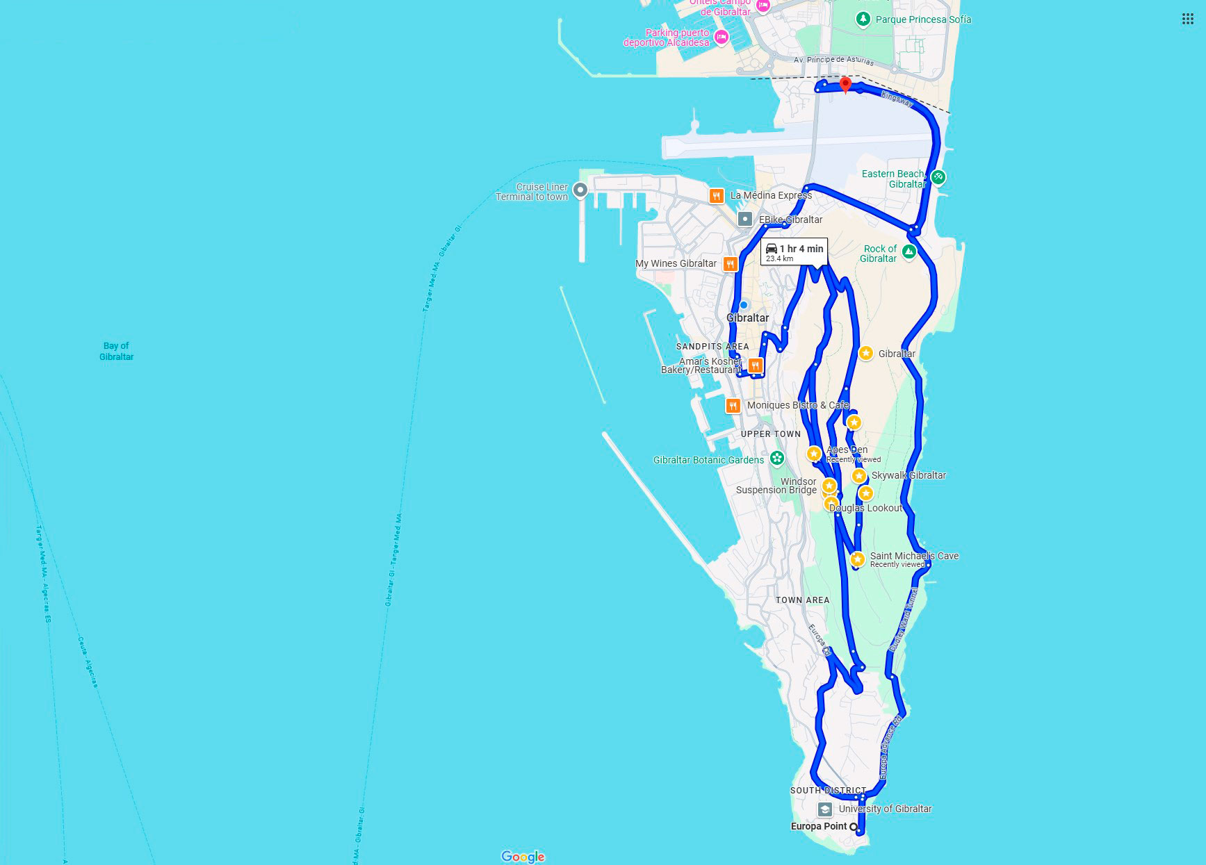 Google Map Rock Tour